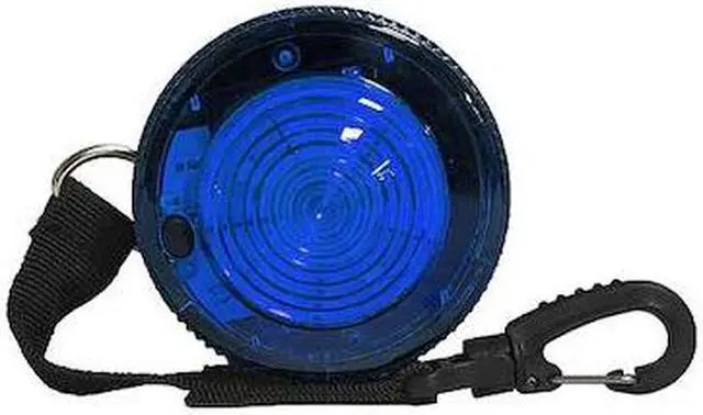 Main image of RAILHEAD GEAR M26-B Warning Light,Blue,LED,2 AA Batteries