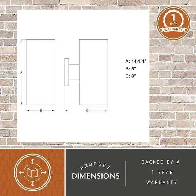 Alt view image 6 of 7 - VAXCEL CO-OWB052SL Chiasso Aluminum 2 Light Silver Cylinder Outdoor Wall