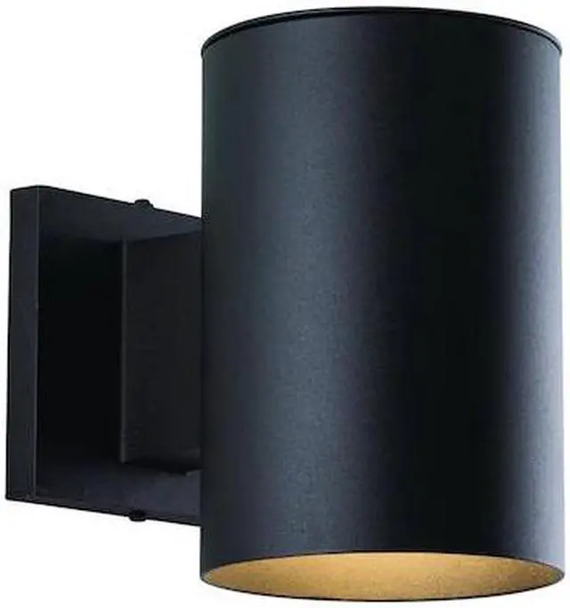 Main image of VAXCEL CO-OWD050TB Chiasso Aluminum 1 Light Black Dark Sky Cylinder Outdoor
