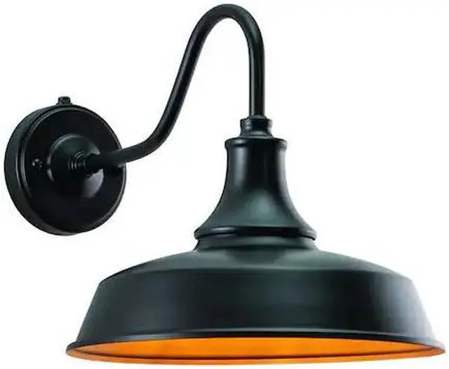 Main image of VAXCEL T0368 Dorado 1 Light Dusk to Dawn Bronze Gold Farmhouse Barn Dome