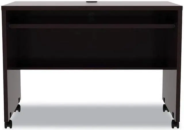 Alt view image 17 of 17 - Alera Valencia Series Mobile Workstation Desk, 41 3/8 X 23 5/8x 29 5/8, Espresso