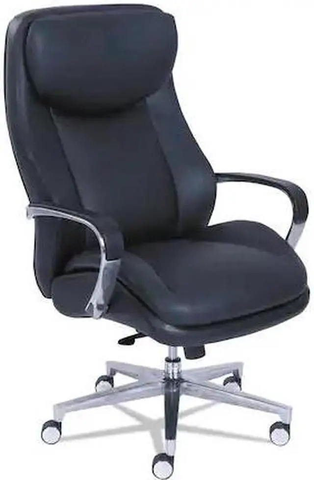 Alt view image 4 of 14 - La-Z-Boy Commercial 2000 Big and Tall Executive Chair Black 48968