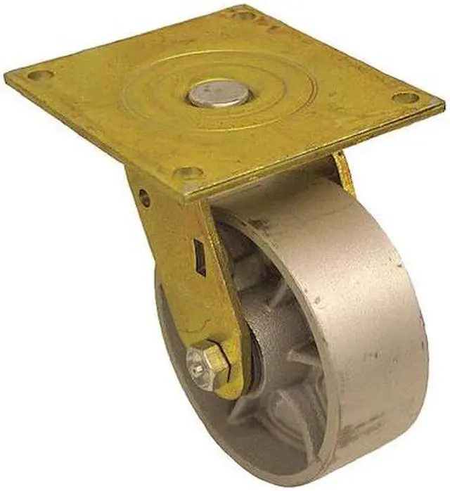 Main image of ZORO SELECT P21S-C050R-15-SS-YZ Standard Plate Caster,Swivel,1000 lb.