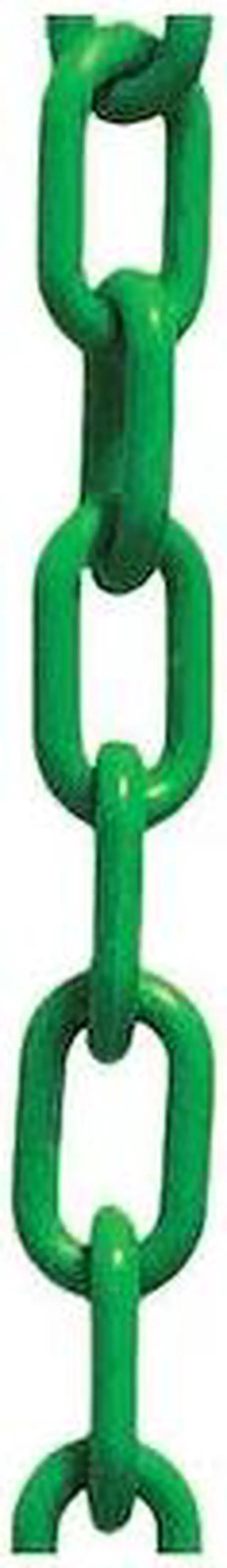 Main image of MR. CHAIN 50004-100 Plastic Chain,2" x 100 ft.,Green
