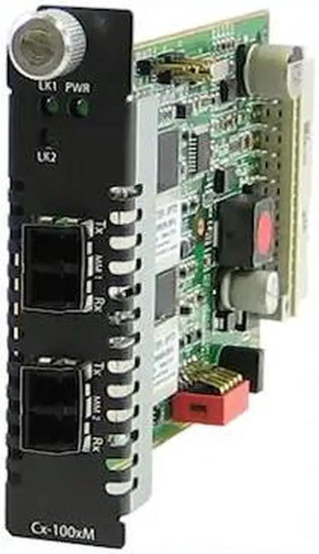 Alt view image 2 of 2 - Perle Systems C-100MM-M2LC2 Transceiver 05061020