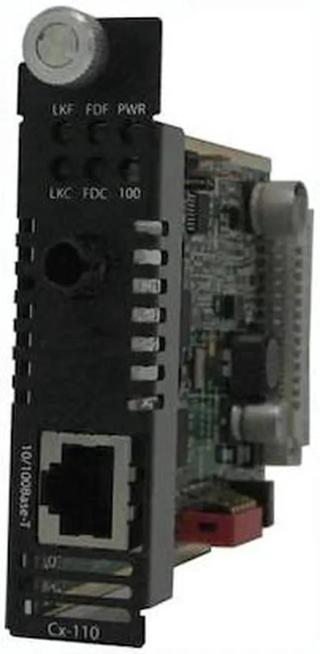 Alt view image 2 of 3 - Perle 10/100 Media Converter Module Unmanaged