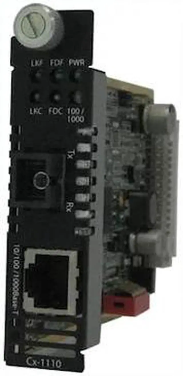 Alt view image 2 of 4 - Perle 10/100/1000 Media Converter Module Managed
