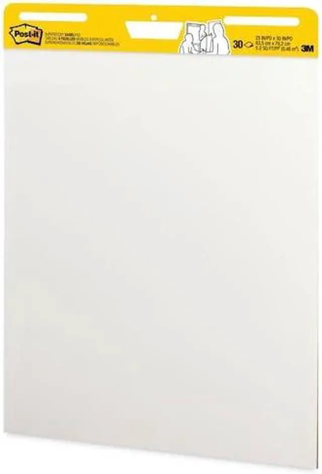 Alt view image 9 of 13 - Post-It - Self-Stick Easel Pads, White, 30 Sheets - 4 Pack