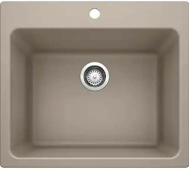 Main image of BLANCO 401926 LIVEN 2Mt Granite Composite 25" x 22" Laundry Sink Truffle