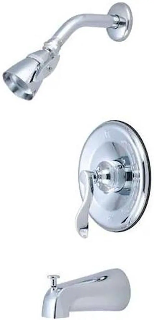 Alt view image 3 of 3 - Kingston Brass KB1631DFL Single Handle Tub & Shower Faucet