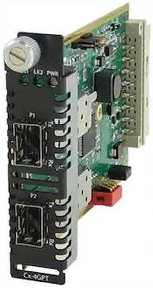 Alt view image 2 of 4 - Perle C-4GPT-DSFP Fiber Mode Converter Module