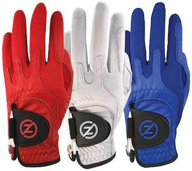 Main image of ZERO FRICTION GL70025 Cabretta Elite (Red, White, and Blue),PK3