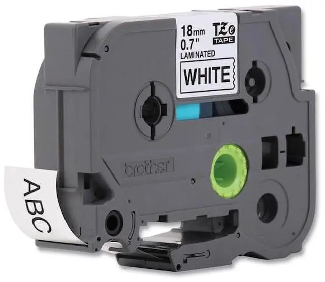 Alt view image 15 of 20 - Brother P-touch TZe TZE241 Label Tape - 45/64" Width x 26 1/5 ft Length - White