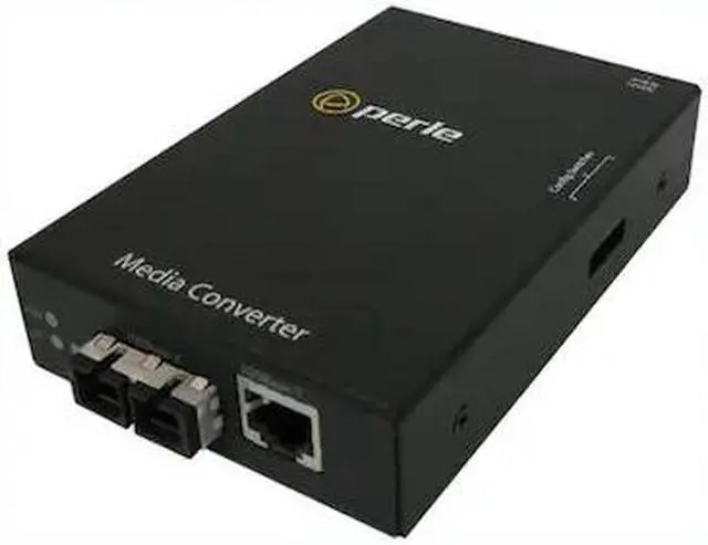 Main image of Perle S-100-S2SC20 Fast Ethernet Stand-Alone Media Converter