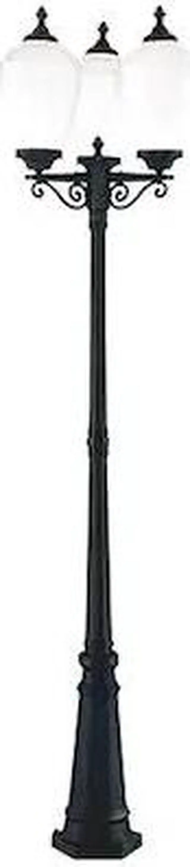 Main image of Acclaim Lighting 5369BK/CL Matte Black with Clear Glass Acorn 3 Light Post Light