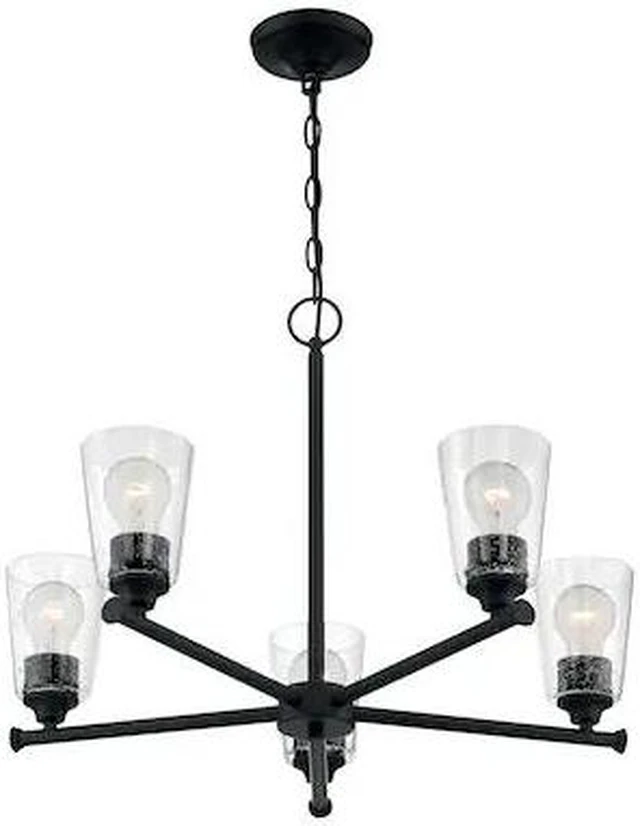 Main image of NUVO 60/7285 Fixture, Chandelier, 5-Lght, Incandescent, 60W, 120V, A19, Medium