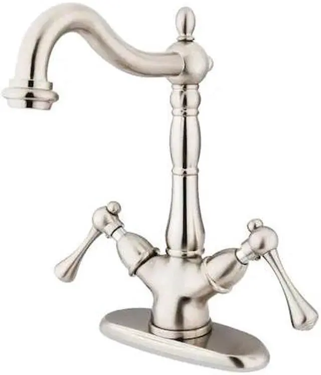 Alt view image 5 of 6 - Kingston Brass Vessel Sink Faucet Less Pop-Up Rod With 4 Inch Plate SN