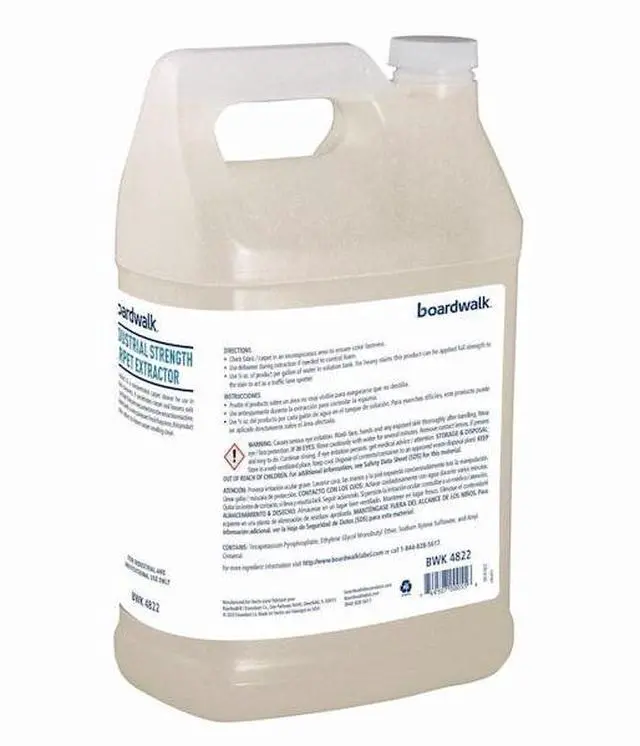 Alt view image 11 of 12 - Boardwalk INDUSTRIAL STRENGTH CARPET EXTRACTOR, CLEAN SCENT, 1 GAL BOTTLE BWK4822EA