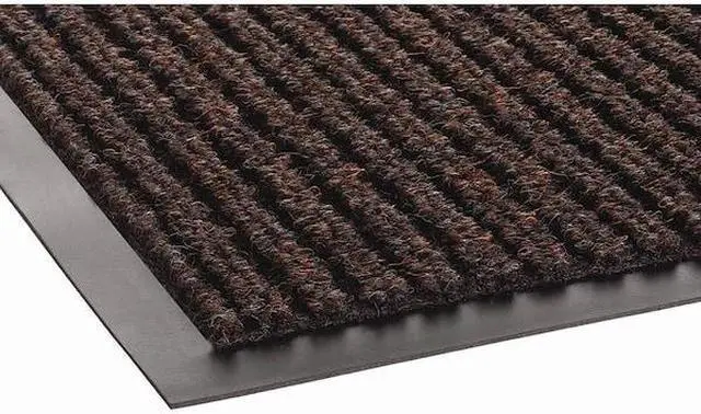 Alt view image 3 of 9 - Crown Needle Rib Wipe & Scrape Mat Polypropylene 36 x 60 Brown NR0035BR