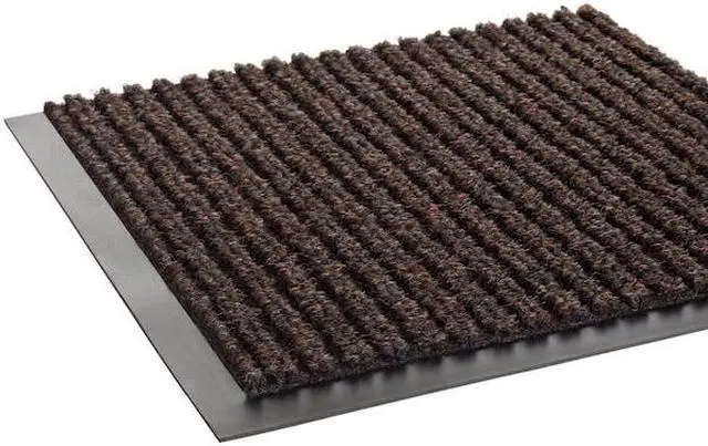 Alt view image 9 of 9 - Crown Needle Rib Wipe & Scrape Mat Polypropylene 36 x 60 Brown NR0035BR