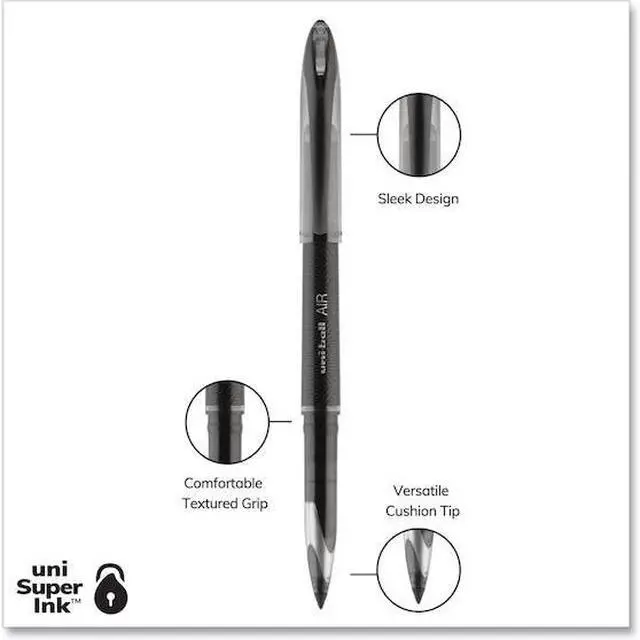 Alt view image 11 of 16 - Uni-Ball Pen,Ub Air,Bk 1927631