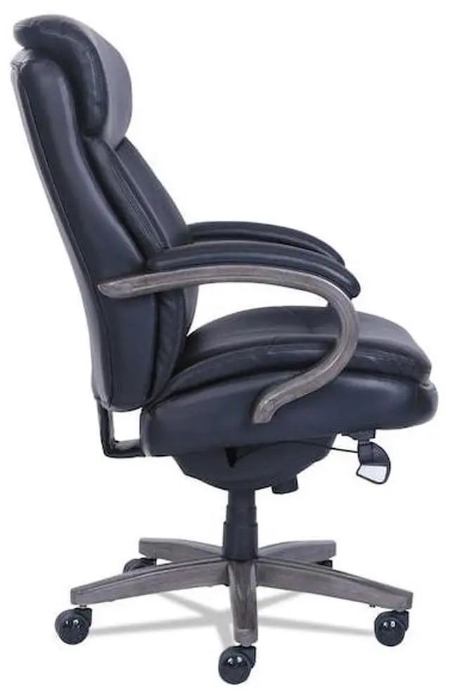 Alt view image 6 of 9 - La-Z-Boy 48962A Woodbury High-Back Executive Chair, Black
