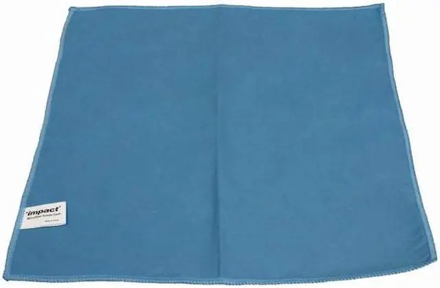 Alt view image 2 of 4 - IMPACT PRODUCTS IMP LFK100 Lightweight Microfiber Cloths, 16 x 16, Blue,