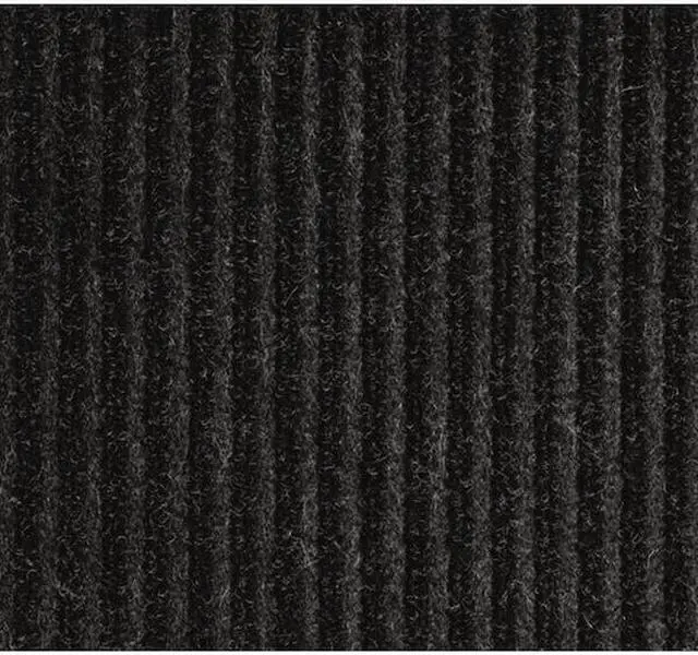 Alt view image 11 of 11 - Crown Needle Rib Wipe & Scrape Mat Polypropylene 36 x 60 Charcoal NR0035CH