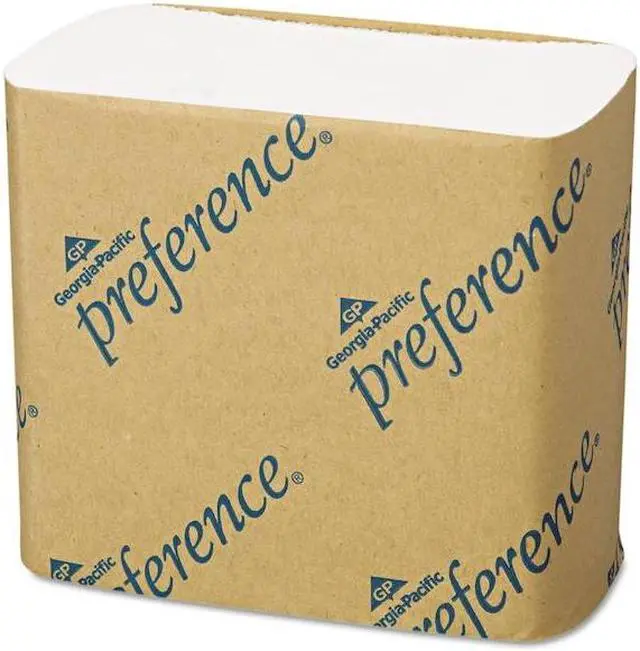 Alt view image 3 of 4 - GEORGIA PACIFIC PROFESSIONAL 10101 Preference(R) Single Fold Toilet Paper, 1