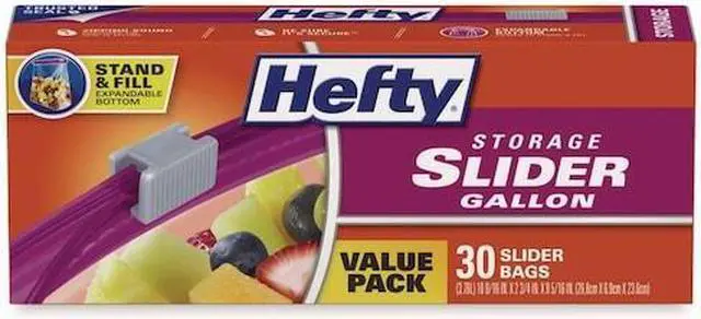 Alt view image 5 of 8 - Hefty Slider Bags PCTR81430