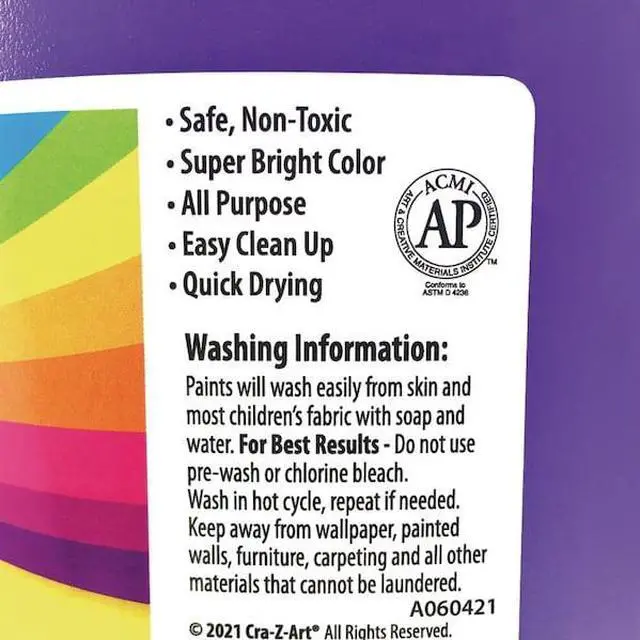Alt view image 6 of 9 - Washable Kids Paint Purple 1 gal Bottle 760022