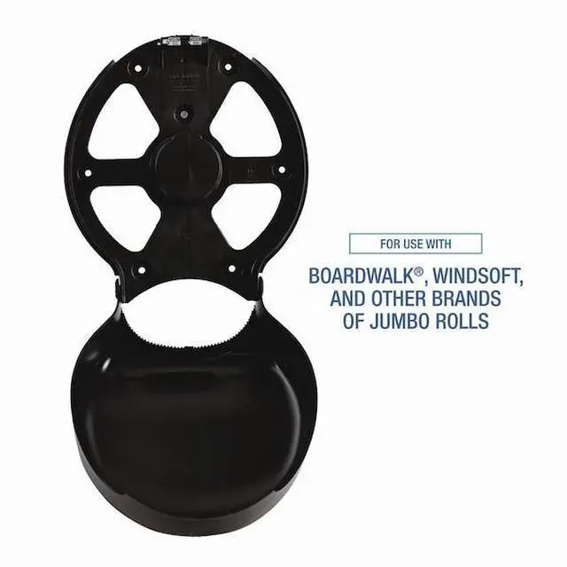 Alt view image 12 of 12 - Single Jumbo Toilet Tissue Dispenser, 11 x 12 1/4, Black 1519