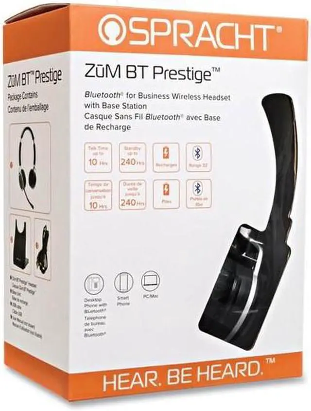 Alt view image 10 of 20 - SPRACHT ZuM Prestige Binaural Headset