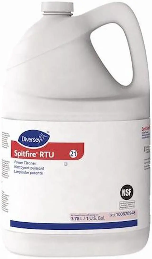 Alt view image 2 of 3 - DIVERSEY 100870948 Power Cleane/Degreaser, 1 Gal Jug, Liquid, Red, 4 PK