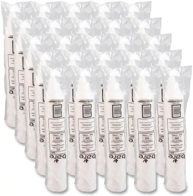 Alt view image 12 of 12 - Bare Treated Paper Cone Water Cups, 6 oz., White, 200/Bag
