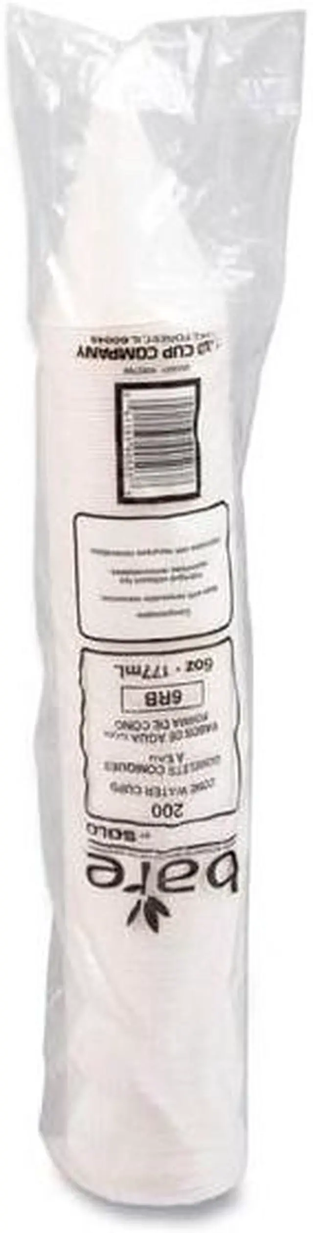 Alt view image 9 of 12 - Bare Treated Paper Cone Water Cups, 6 oz., White, 200/Bag
