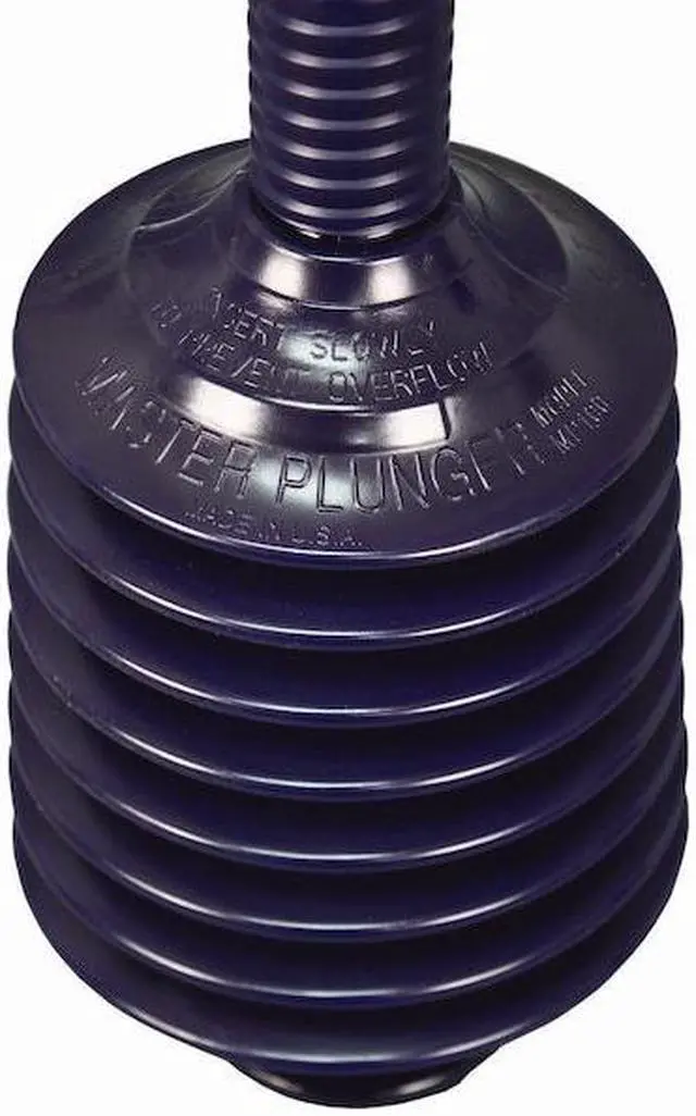 Alt view image 9 of 11 - Impact Plunger Deluxe Splash Proof 25"Lx2-3/4"D Dk. Blue 9205