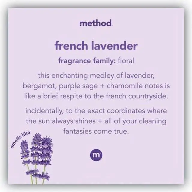 Alt view image 2 of 3 - METHOD MTH00031 Gel Personal Soaps, French Lavender, Pump Bottle, 6 PK