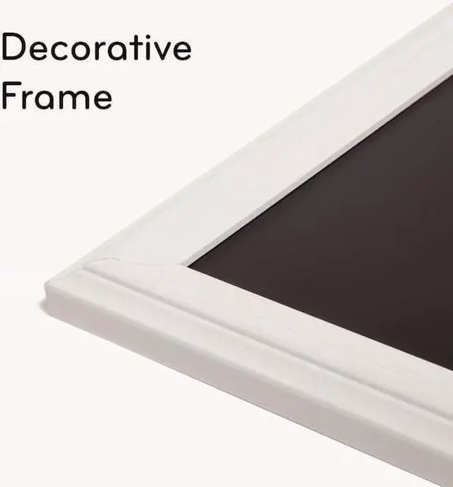 Alt view image 7 of 14 - Magnetic Chalkboard, 30 x 20 Inches, White D?cor Frame UBR2073U0001