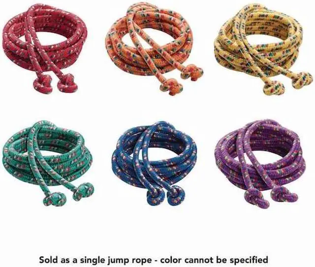 Alt view image 5 of 10 - Braided Nylon Jump Ropes, 8ft, 6 Assorted-Color Jump Ropes/Set CR8SET