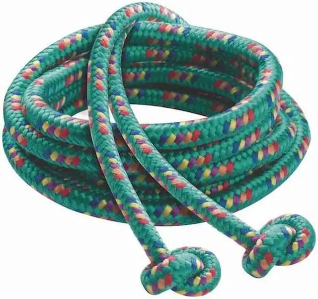 Alt view image 8 of 10 - Braided Nylon Jump Ropes, 8ft, 6 Assorted-Color Jump Ropes/Set CR8SET