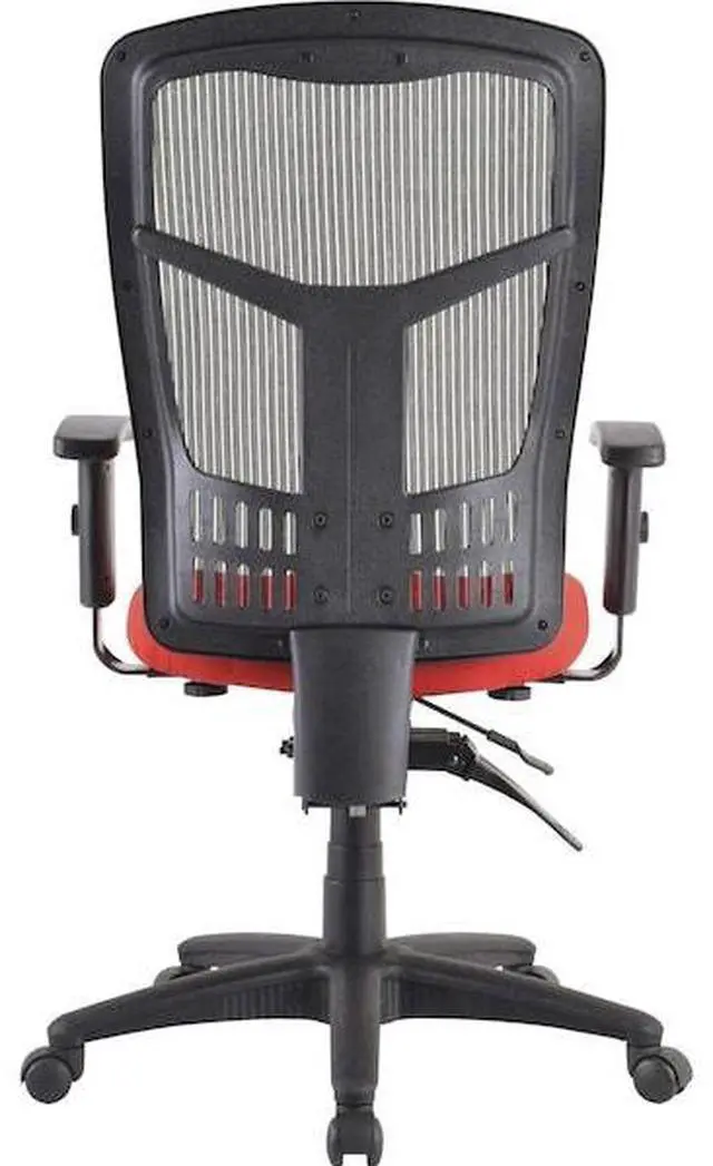 Alt view image 6 of 11 - Lorell Premium Seat - Red - Fabric - 1 Each