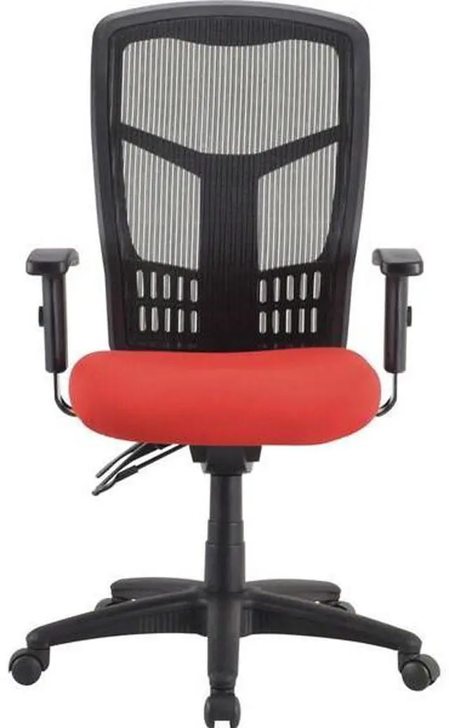 Alt view image 8 of 11 - Lorell Premium Seat - Red - Fabric - 1 Each