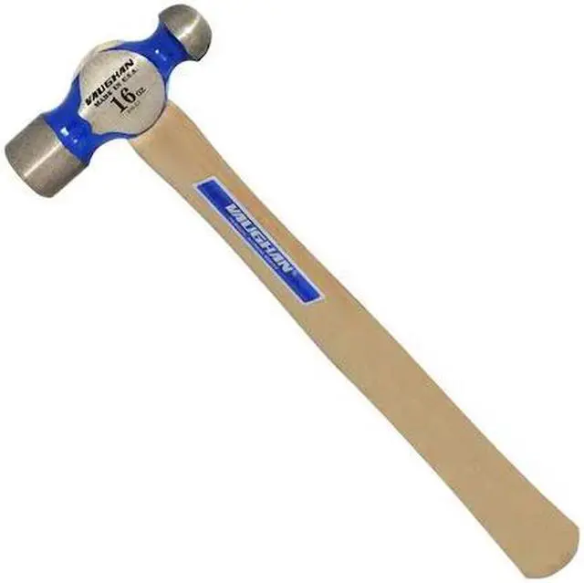 Alt view image 2 of 3 - Vaughan 16 Oz Ballpein Hammer Wood Handle  TCO16