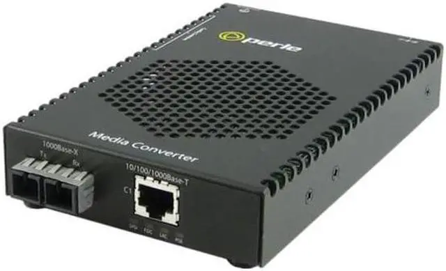 Alt view image 2 of 2 - PERLE SYSTEMS 05090520 S-1110P-S2Sc10Xt Media Convert