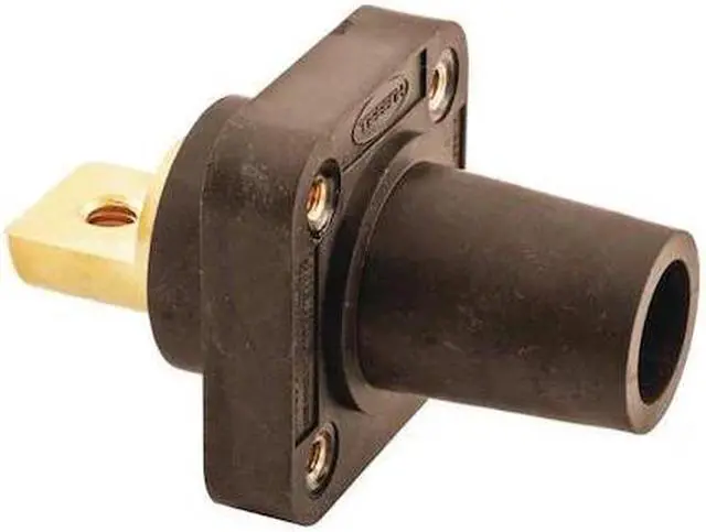 Alt view image 2 of 2 - hubbell hblfrbbn single pole female bus receptacle, 300/400 amp, brown