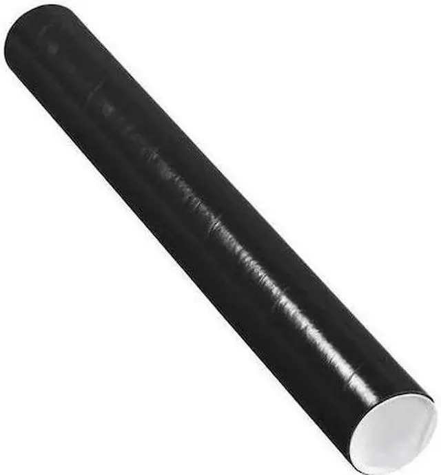 Main image of PARTNERS BRAND P3024BL Mailing Tubes with Caps, 3" x 24", Black, PK24