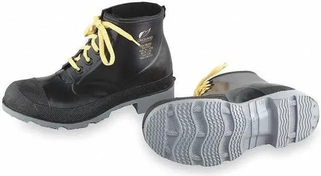 Alt view image 3 of 3 - DUNLOP 8610433 Men's Dunlop Rubber Boot, Steel Toe, 6" Height, Black, 13