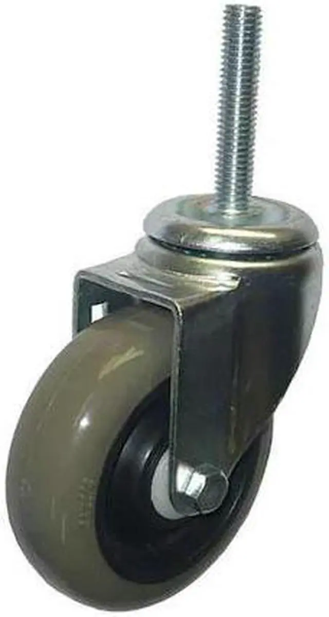 Main image of ZORO SELECT 20TM25 Swivel Stem Caster,Poly,4 in.,275 lb.,Gry