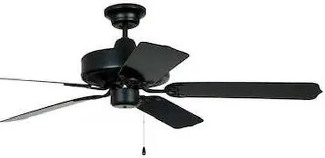 Main image of CRAFTMADE END52MBK5P 5 Blades, 120V/60Hz, Matte Black, 52 in W